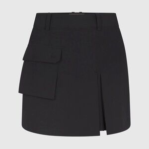 New WILLIAMS ATHLETIC CLUB Ashlee Black Skirt Med